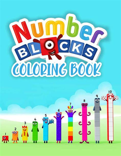 Buy Numberblocks coloring book: A Numberblocks book with random and ...