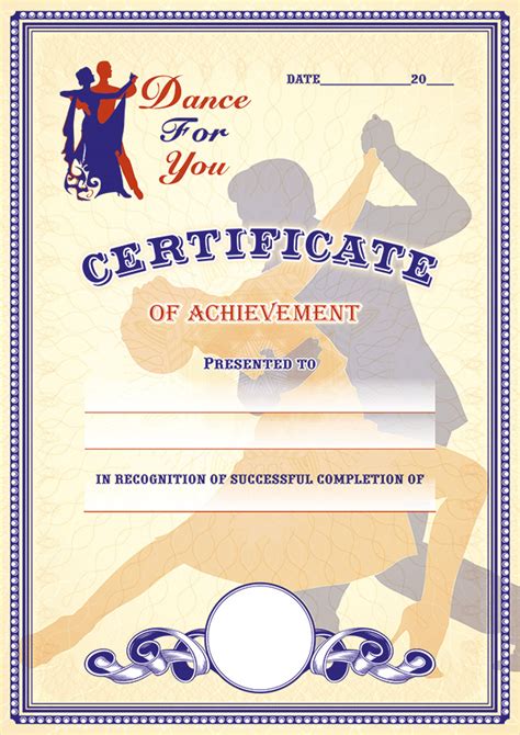 Certificates of Achievement | Dance For You in Dubai - Professional ...