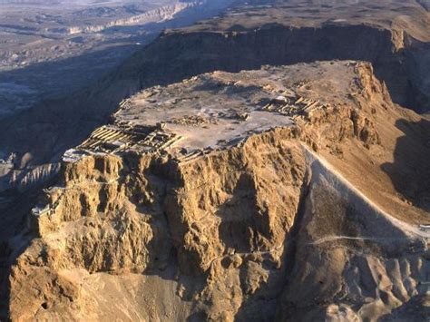 'Aerial View of the Masada Plateau' Photographic Print - | AllPosters.com