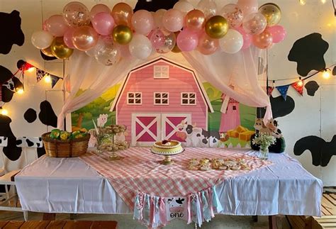 Farm theme | Farm themed birthday party, Farm theme birthday, Girls farm birthday