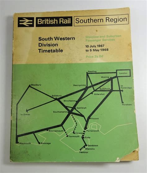 British Rail Timetable; Henry Blacklock & Co Ltd; 1967-1968; LDMRD 0629 ...