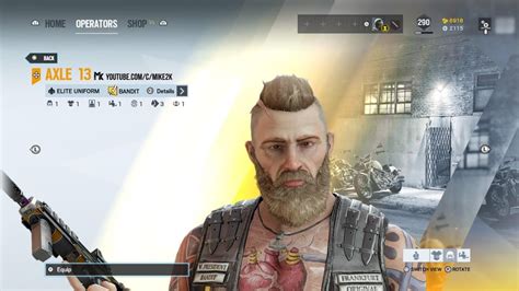 Bandit Elite with the hair from his Pro League set! : Rainbow6