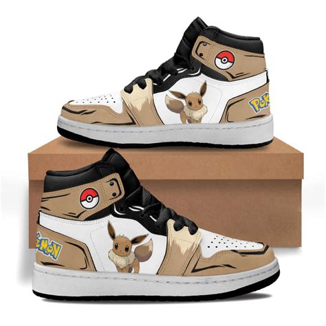 Eevee Kids Shoes Custom Pokemon Shoes For Kids V50 On Sale - EvaPurses