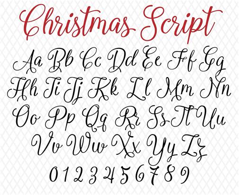 Santa Handwriting Font