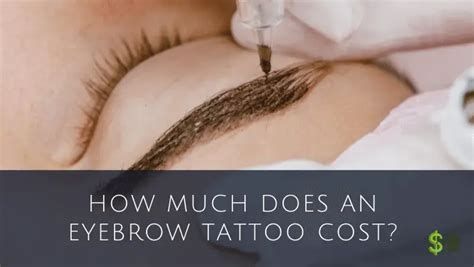 How Much Does an Eyebrow Tattoo Cost? [Prices] - How much does cost?