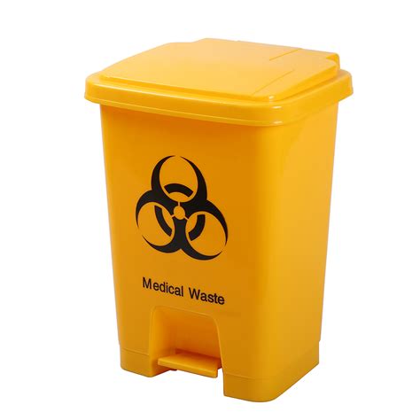 Yellow 40 L Bio Medical Waste Bin, For Hospital at Rs 1700 in Lucknow | ID: 22999212388