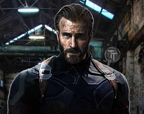 Captain America With Beard In Avengers Infinity War 2018 Wallpaper,HD ...