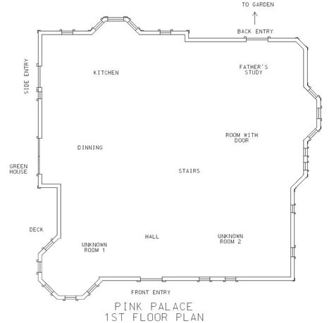 Layout Coraline Pink Palace Floor Plan - Solution by Surferpix