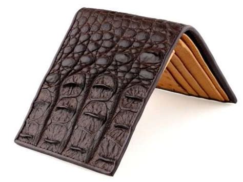 Crocodile Skin Wallet Mens Leather Wallet - Real Mens Wallets