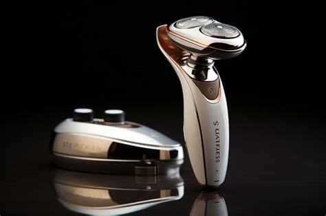 Premium AI Image | Modern Electric Razor and Grooming Kit with a Sleek Design AI