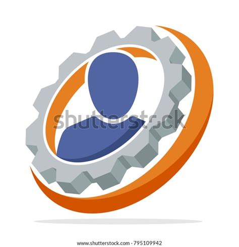 Illustrated Logo Icons Empowerment Media Technical Stock Vector ...