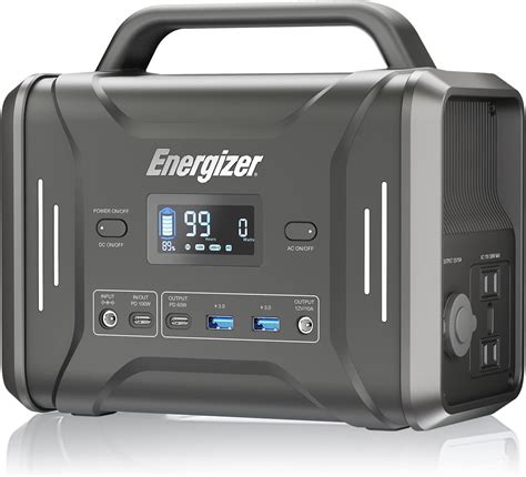 Amazon.com : Energizer Portable Power Station PPS320 320Wh LiFePO4 Battery 110V/300W Pure Sine ...