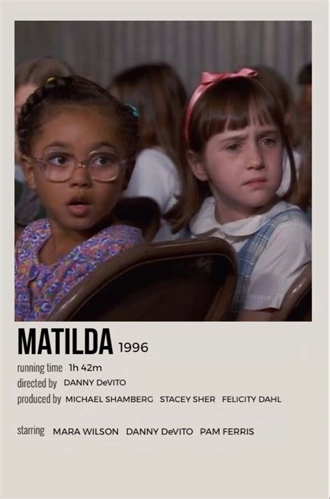 matilda movie poster | Film posters minimalist, Iconic movie posters ...