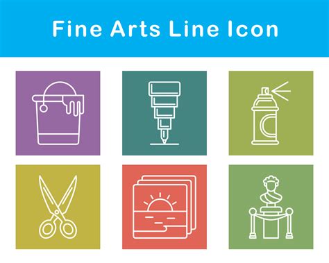 Fine Arts Vector Icon Set 20699322 Vector Art at Vecteezy