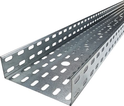 Hot-Dip Galvanized U GI Perforated Cable Trays, Sheet Thickness: 3mm ...