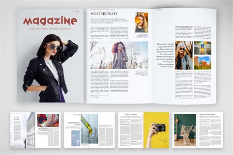 Trends Magazine Layout | Creative Market