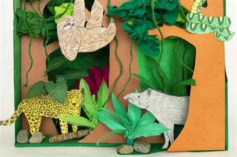 Zoo Diorama Printable