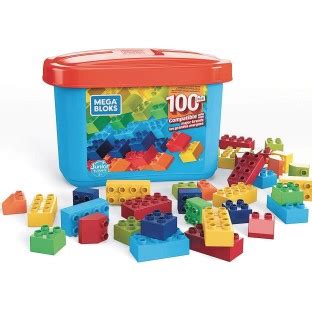 Buy Mega Bloks™ Junior Builders 100-Piece Building Blocks with Storage ...