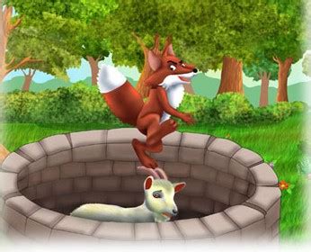 Fox and Goat Story - Moral Stories For Children