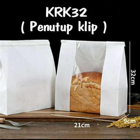 Promo Plastik Klip Roti Tawar Krk032 Kemasan Plastik Kertas Roti Diskon 33% di Seller Rinada ...