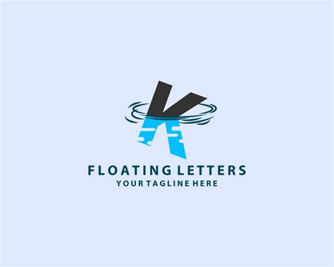 letter K logo with water reflection 19073710 Vector Art at Vecteezy