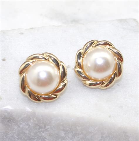 Pearl Clip On Earrings - Best of Everything | Online Shopping