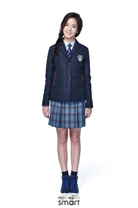 BLACKPINK - Kim JiSoo 김지수 as model for Smart Uniforms pre-debut 150902 #블랙핑크 #데뷔전 스마트 교복 Smart ...