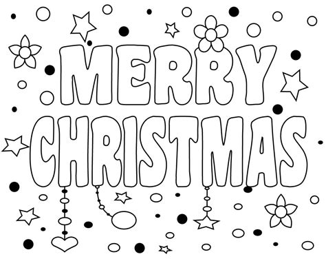 Printable Merry Christmas Coloring Pages For Kids, Adults and Mom 20… | Merry christmas coloring ...