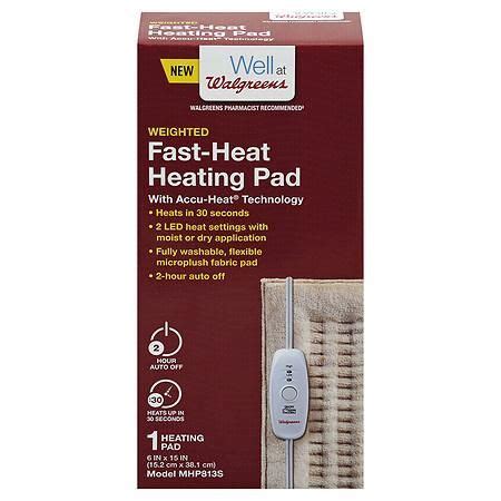 For soothing pain relief. Feel the heat in 30 seconds Fully washable microplush fabric pad ...