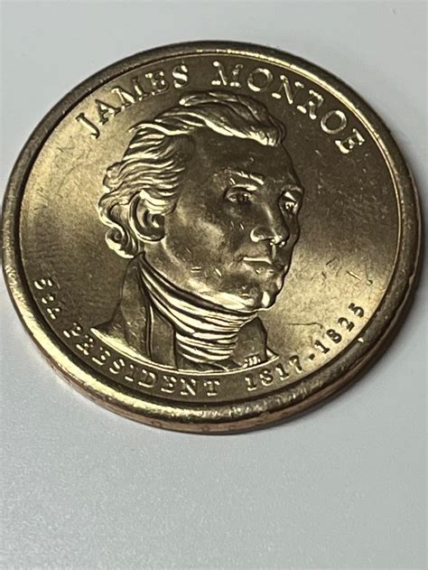 James Monroe Gold 1 Dollar Coin Featuring Statue of Liberty - Etsy