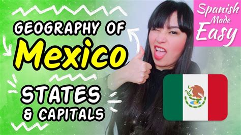 GEOGRAPHY of MEXICO, States & Capitals. - YouTube