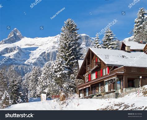 Winter In The Swiss Alps, Switzerland Stock Photo 86418556 : Shutterstock