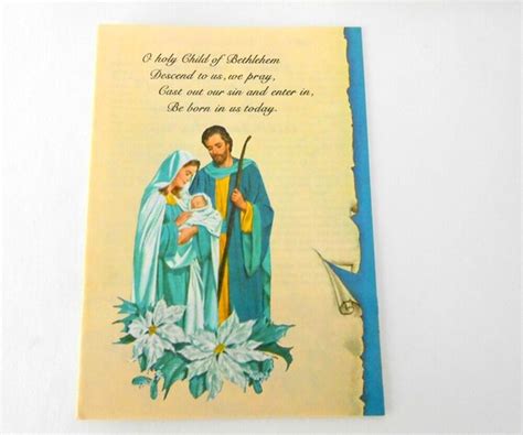 Items similar to Vintage religious Christmas cards boxed Christmas ...