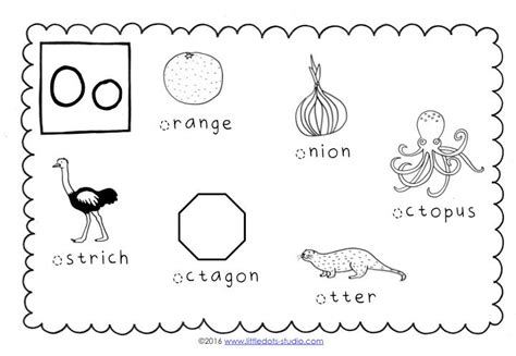 Preschool Letter O Activities and Worksheets