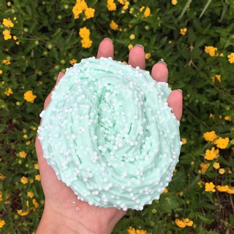 Mint to Be Crunchy Floam Slime scented Slime Crunchy - Etsy | Slime ...