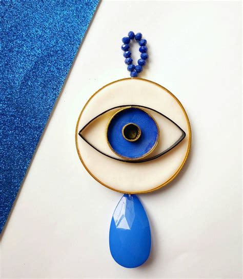 Modern Greek Evil Eye Wall Decor, Minimal Crying Eye, New Home or Housewarming Gift, New Year's ...