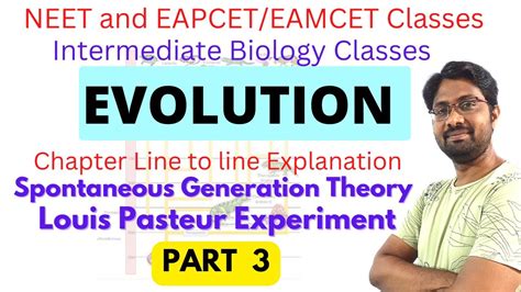 Spontaneous Generation Theory || Louis Pasteur Experiment || Evolution ...