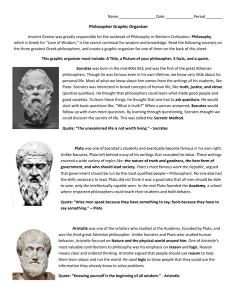 Socrates And Plato Philosophy