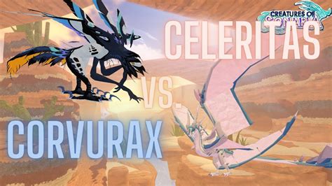 CELERITAS VS. CORVURAX (Creatures of Sonaria) - YouTube