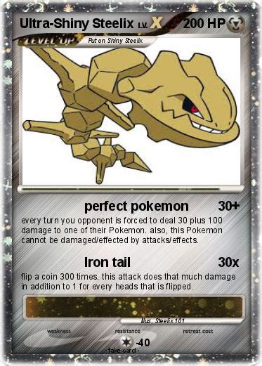 Pokémon Ultra Shiny Steelix - perfect pokemon - My Pokemon Card