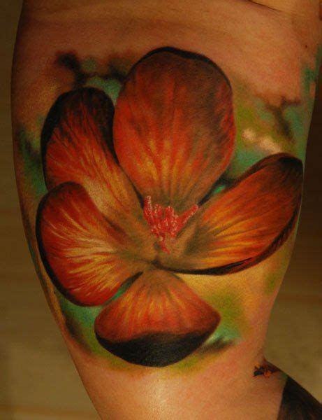 Orange Blossom Tattoo - Den Yakovlev - The Best Flower Tattoos | The ...