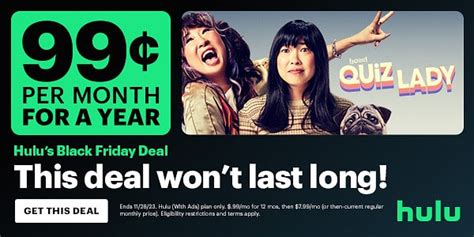 Don't miss Hulu's HUGE annual sale - buy a year's subscription at just ...