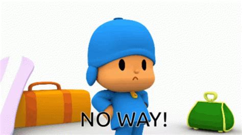 Pocoyo No GIF - Pocoyo NO Angry - Discover & Share GIFs