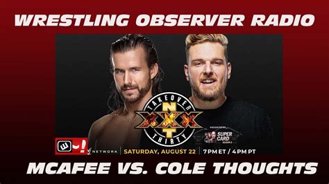 Adam Cole vs. Pat McAfee blew away expectations: Wrestling Observer Radio - YouTube