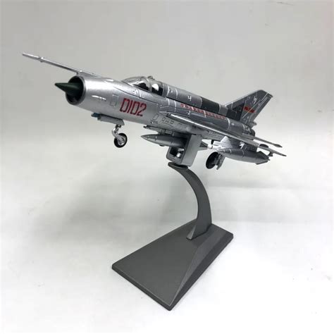 1-72-Scale-Military-Model-Toys-PLAAF-MiG-21-Fishbed-Fighter-Diecast ...