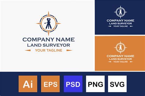 Land Surveyor Logo