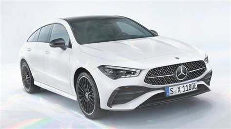 Restyled Mercedes CLA Shooting Brake Debuts With Electrified Engines