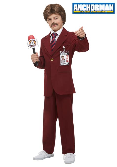 Kid's Anchorman Ron Burgundy Costume | Anchorman Costumes