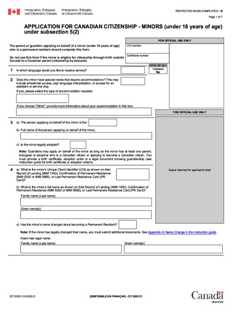 2020-2024 Form Canada CIT 0003 E Fill Online, Printable, Fillable, Blank - pdfFiller