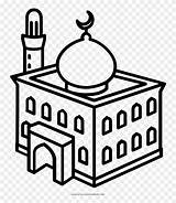 Masjid Drawing Coloring Pages sketch template